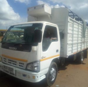 One of Lorry stolen by Simon katuu and the gang